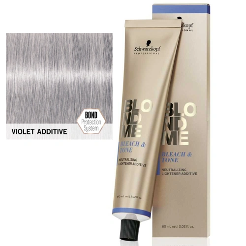 Schwarzkoppf BlondMe Bleach&Tone - Violet Additive Krémhajfesték 60ml főképe